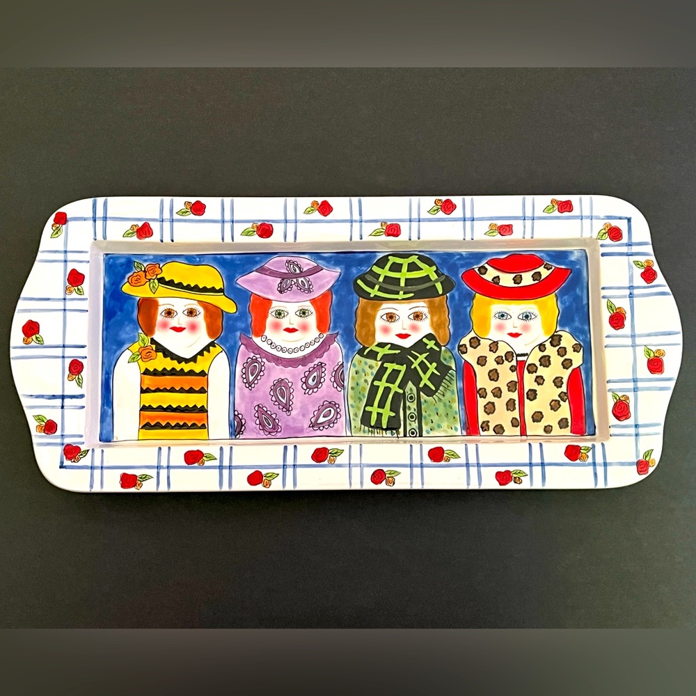 Ladies Club Seasons Serving Tray Platter